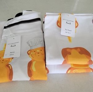 Honeybear Apron and  4 Towels